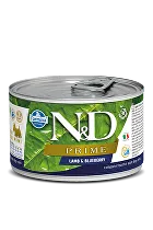 N&D DOG PRIME Adult Lamb & Blueberry Mini 140g 1 + 1 Zadarmo