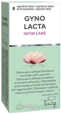 GynoLact vaginálne tablety 8 ks