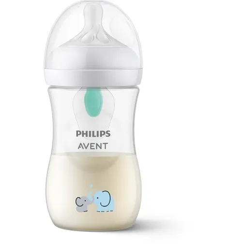 Philips Avent Natural Response AirFree SCY673/81 dojčenská fľaša 3-6 m Elephant 260 ml