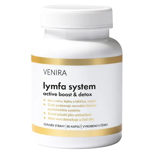 VENIRA Lymfa system active boost & detox 80 kapsúl
