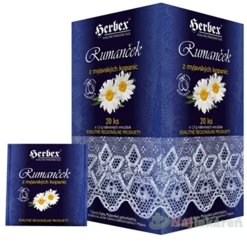 HERBEX RUMANČEK z myjavských kopaníc nálevové vrecúška 20x1,5g