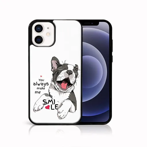 MY ART Ochranný obal pre Apple iPhone 12 mini SMILE (189)