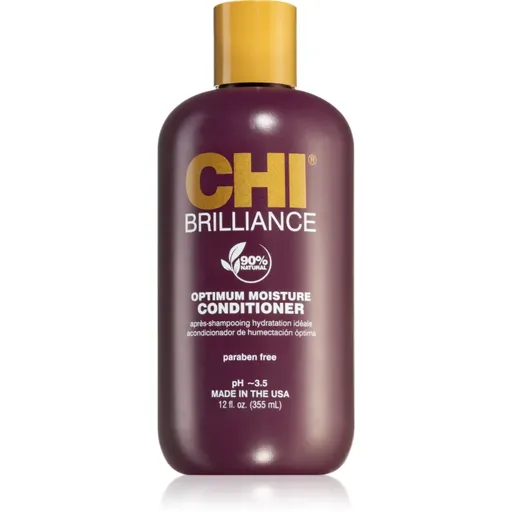CHI Brilliance Optimum Moisture Conditioner hydratačný kondicionér pre suché a poškodené vlasy 355 ml