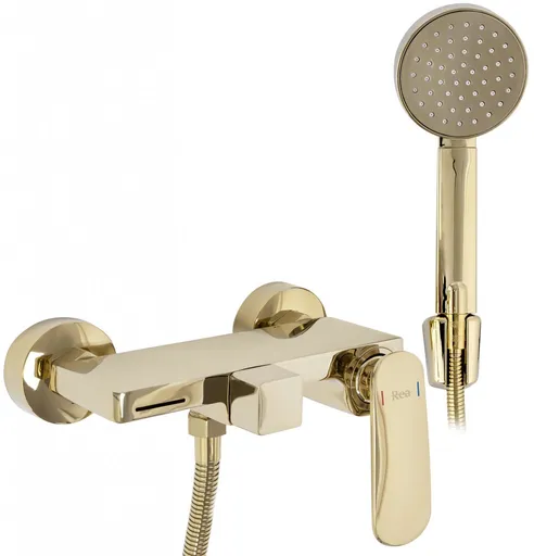 REA - Vaňová batéria Berg zlatá REA-B2043