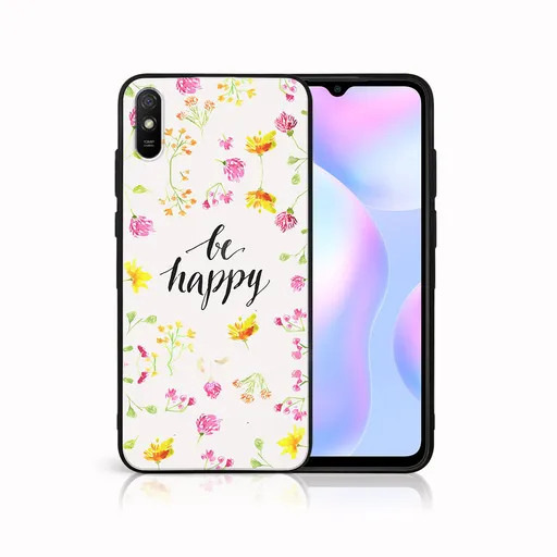 MY ART Silikónový obal Xiaomi Redmi 9A / 9AT BE HAPPY (019)
