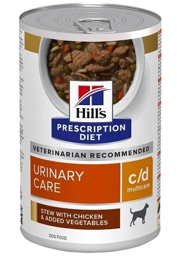 HILLS PD Canine Stew c/d with Chicken & Vegetables konzerva pre psy 354 g