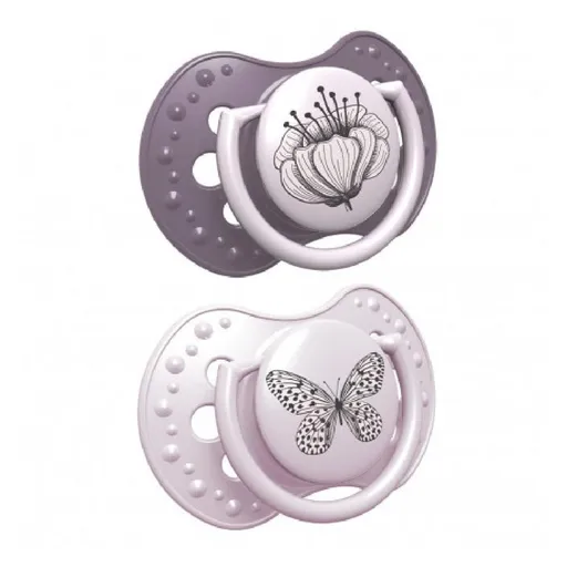 LOVI Cumlík silikónový dynamický botanic girls 18m+ 2 kusy