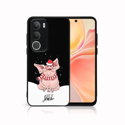 MY ART Kryt s vianočným dizajnom Vivo Y19s LET IT SNOW (075)