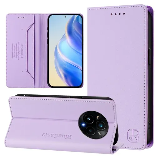 RINA Zaklápacie puzdro pre Realme 14 Pro+ 5G fialové