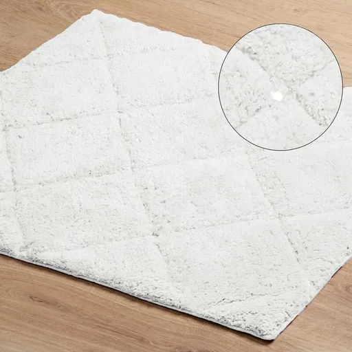 ArtFir Kúpeľňový koberček CHIC 2 | biela 50 x 70 cm