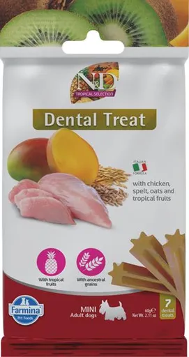 Farmina ND Tropical Selection Chicken Adult Mini maškrta pre psy 60g