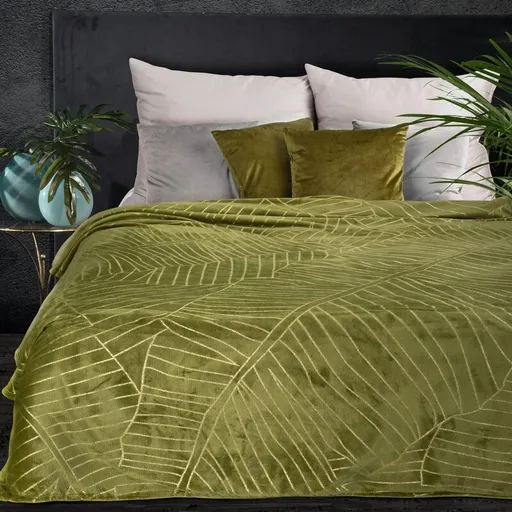 ArtFir Deka LUNA 3 | olivovo zelená 150 x 200 cm