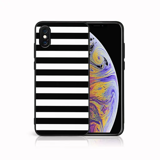 MY ART Ochranný kryt pre Apple iPhone X / XS LINES (169)