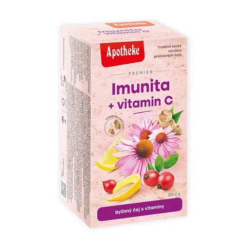 APOTHEKE Premier imunita a vitamín C čaj 20 sáčkov