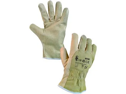 Kožené rukavice ASTAR, veľ. 09