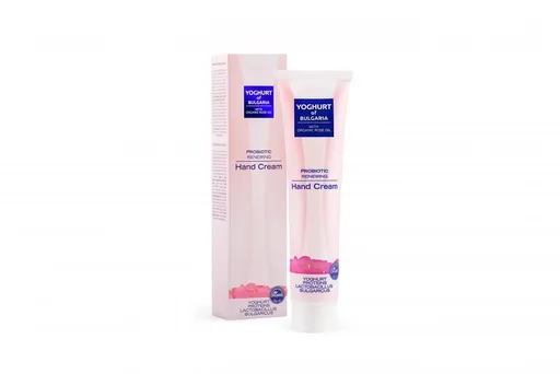 Krém na ruky regeneračný probiotický s organickým ružovým olejom YOGHURT OF BULGARIA 75 ml
