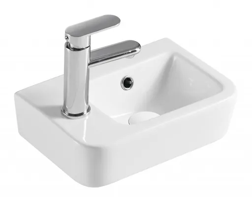 OLSEN SPA - Umývadielko PICCOLO 37,5 × 24,5 × 13,5 cm - umývadielko prevedenie - Ľavé OLKLT10100L