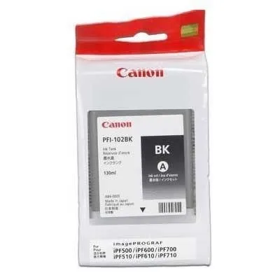 Canon PFI-102B 0895B001 čierna (black) originálna cartridge