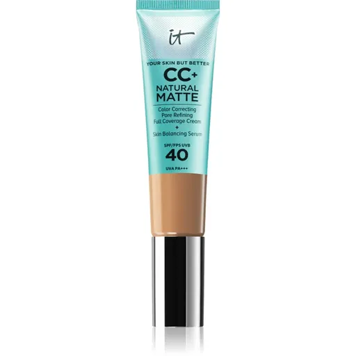 IT Cosmetics Your Skin But Better CC+ Natural Matte CC krém pre matný vzhľad SPF 40 Neutral Tan 32 ml