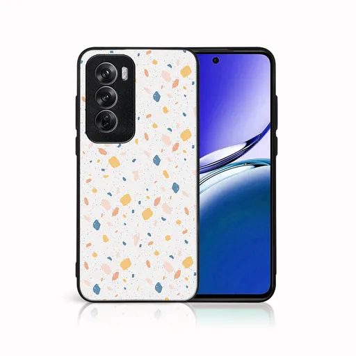 MY ART Ochranný kryt pre Oppo Reno12 5G ORANGE TERRAZZO (165)