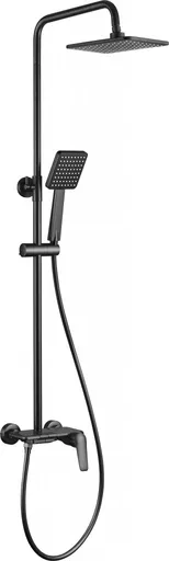 DEANTE - Boro nero Sprchový stĺp, so sprchovou batériou NER_N4PM