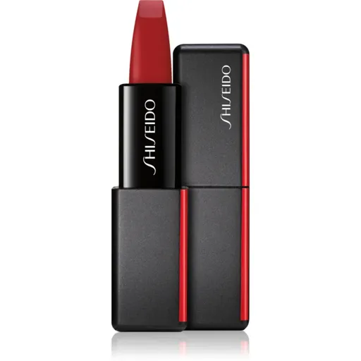 Shiseido ModernMatte Powder Lipstick matný púdrový rúž odtieň 516 Exotic Red (Scarlet Red) 4 g