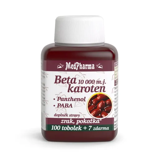 MEDPHARMA Beta karotén 10 000 m.j. 107 kapsúl