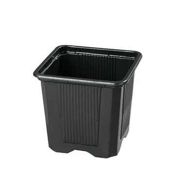 Kvetináč  V plastový čierny 8 × 8 ×7 cm 15 ks (65862čr)