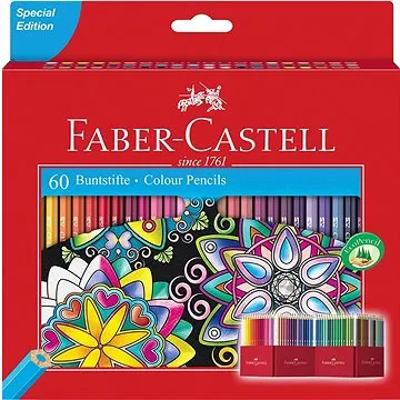 Farby Faber-Castell, 60 farieb (4005401112600)