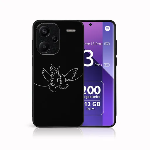 MY ART Ochranný obal pre Xiaomi Redmi Note 13 Pro+ 5G WHITE DOVE (195)