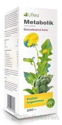 LIFTEA Metabolik, tekutina (roztok) 250 ml