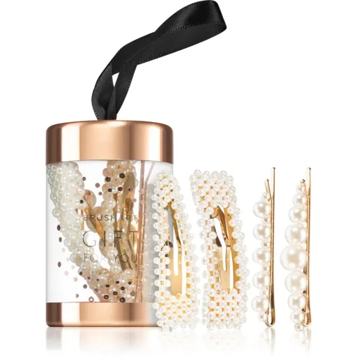 BrushArt Gift for You Pearl hair clip set sponky do vlasov