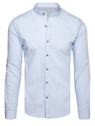 Košeľa pánska casual svetlomodrá Dstreet DX2648