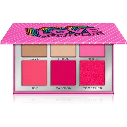 Makeup Revolution Power Shadow Palette paletka očných tieňov odtieň Love Conquers 6,6 g