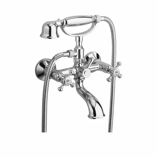 SAPHO - ANTEA nástenná vaňová batéria kompletná, chróm 3011