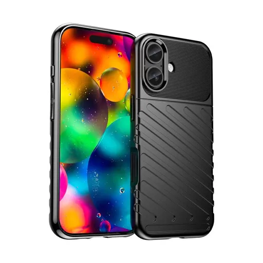THUNDER Ochranný obal Apple iPhone 17 čierny