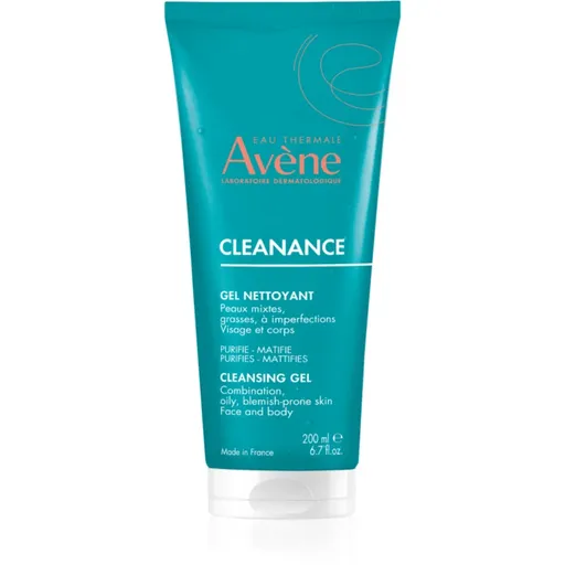 Avène Cleanance Cleansing Gel čistiaci gél pre mastnú pleť so sklonom k akné 200 ml