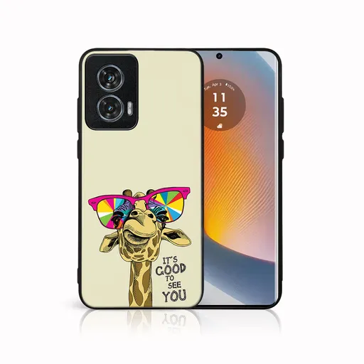 MY ART Ochranný kryt pre Motorola Edge 50 Fusion GIRAFFE (180)