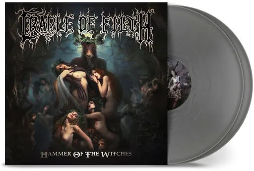 Cradle Of Filth Hammer of the Witches Silver 2 LP
