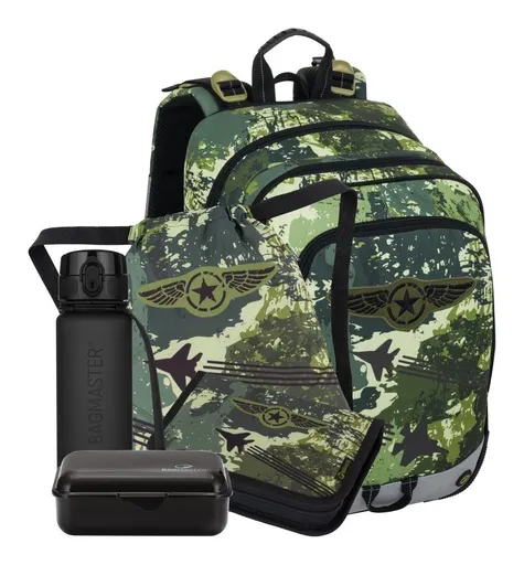 Veľký školský set Bagmaster ALFA 25 B Set L Fighter Jets