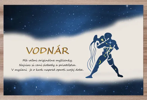 Prestieranie Vodnár (21.1. - 20.2.) - modré