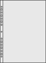 Obal A4 "U" E75/80 eurozáves tuhý hladký číry 100ks