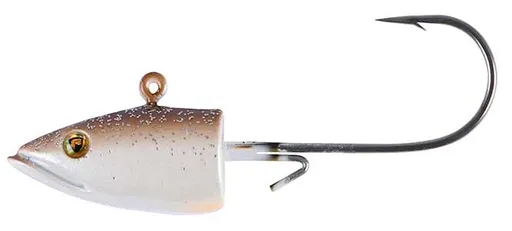 Fox rage jigová hlavička eel head natural - 4 ks 2 /0 10 g