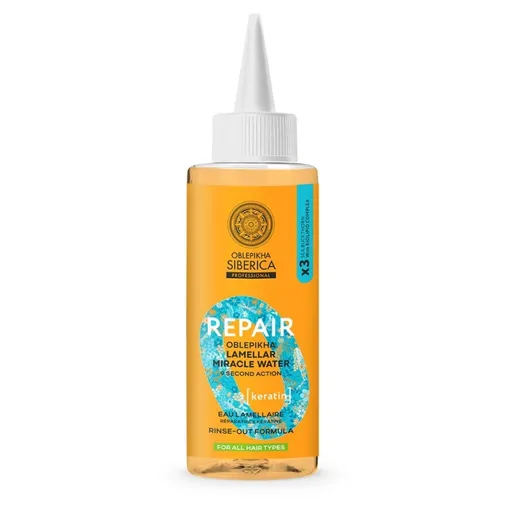 NATURA SIBERICA O Repair Regeneračná lamelárna voda s keratínom 200 ml