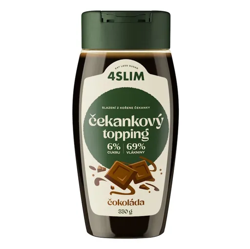4SLIM Čakankový topping príchuť čokoláda 330 g