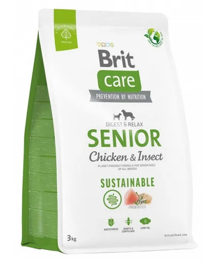Brit Care dog Sustainable Senior 3kg