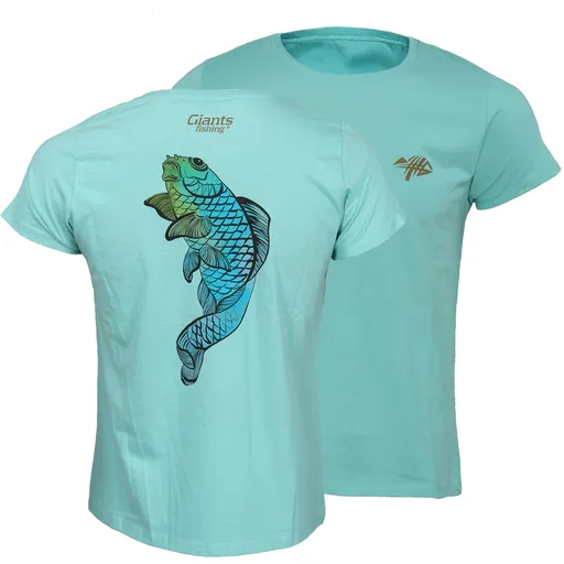 Giants fishing tričko zelené koi kaopr dámske - s