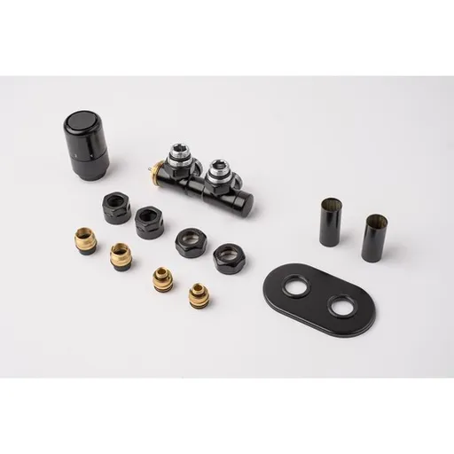 P.M.H. Terra termostatický ventil pre ústredné vykurovanie 6x7 cm čierná TER-L-B