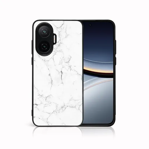 MY ART Ochranný kryt pre Xiaomi Poco F7 WHITE MARBLE (144)