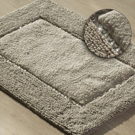 ArtFir Kúpeľňový koberček CHIC | tmavobéžová 60 x 90 cm